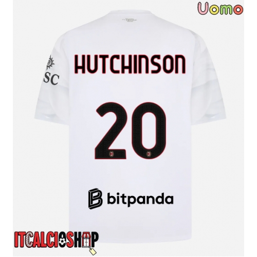 AC Milan Omari Hutchinson #20 Seconda Maglia 2026-27 Manica Corta